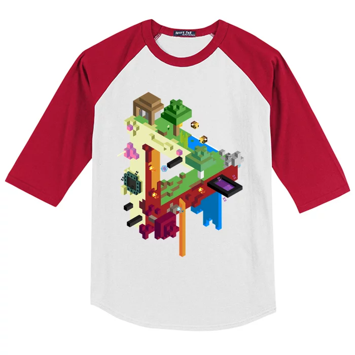 The Three Realms Kids Colorblock Raglan Jersey