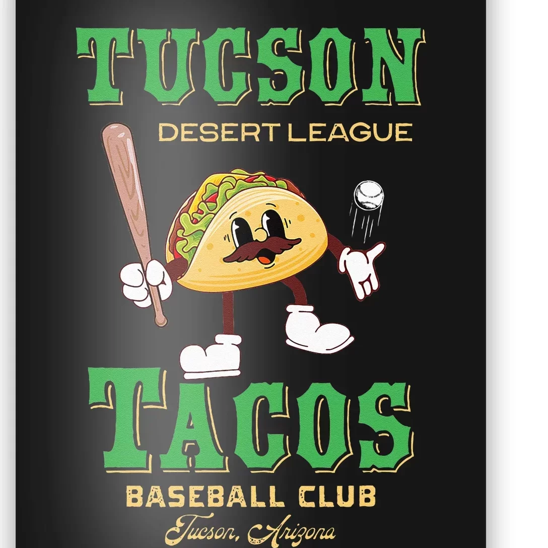 Tucson Tacos Retro Minor League Baseball Team Poster