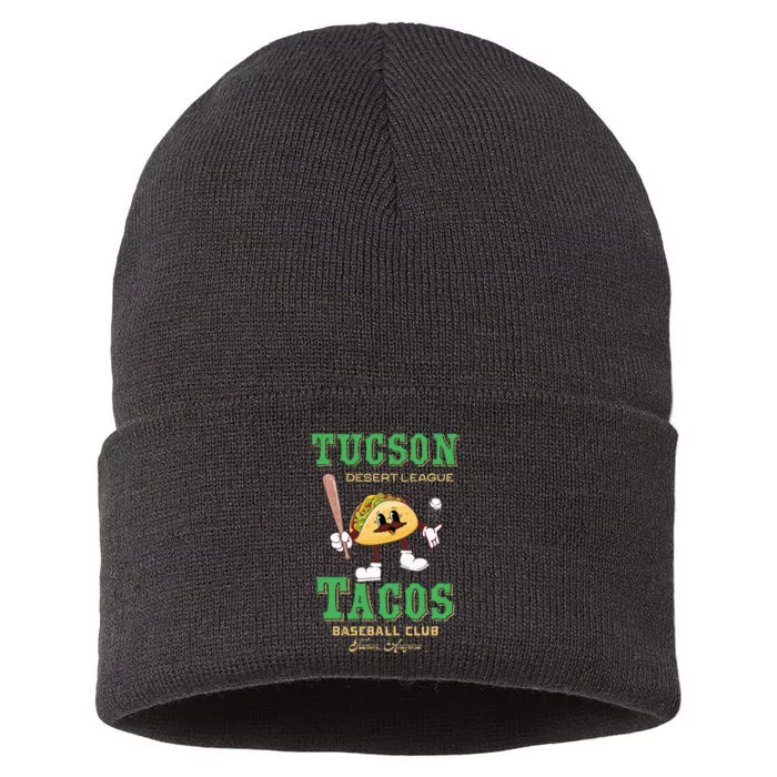 Tucson Tacos Retro Minor League Baseball Team Sustainable Knit Beanie