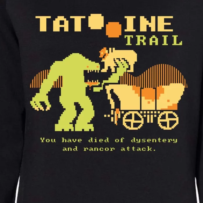 Tatoonie Trail Retro Gamer Womens California Wash Sweatshirt