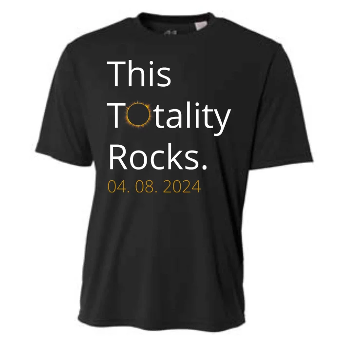 This Totality Rocks Solar Eclipse 2024 Cooling Performance Crew T-Shirt