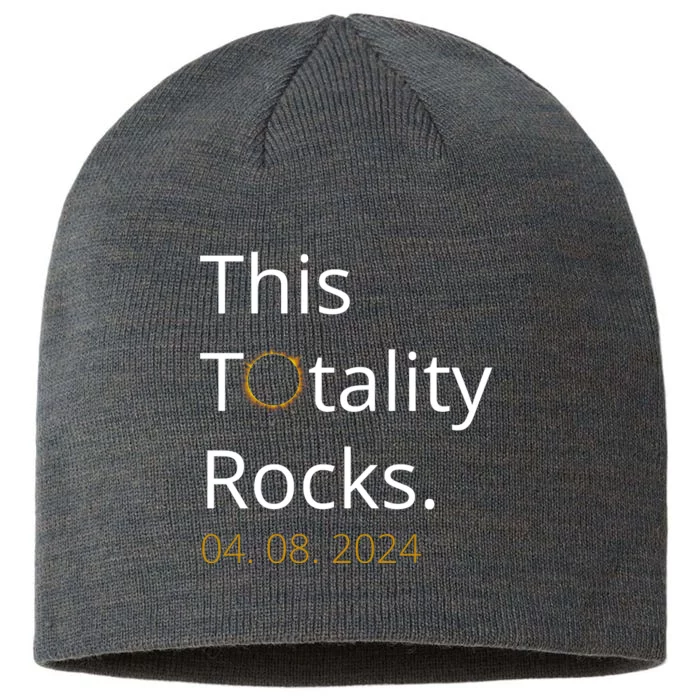 This Totality Rocks Solar Eclipse 2024 8 1/2in Sustainable Knit Beanie