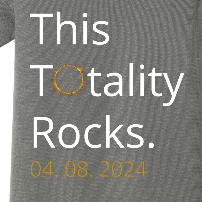 This Totality Rocks Solar Eclipse 2024 Baby Bodysuit