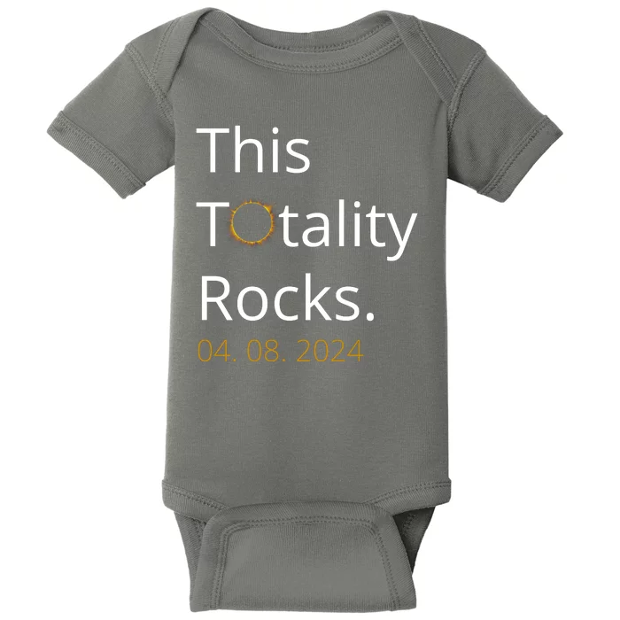 This Totality Rocks Solar Eclipse 2024 Baby Bodysuit