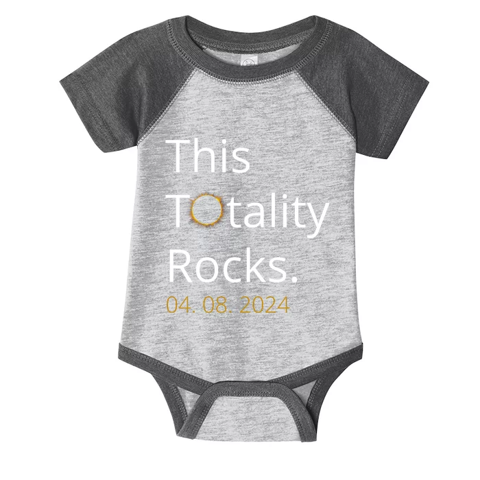 This Totality Rocks Solar Eclipse 2024 Infant Baby Jersey Bodysuit