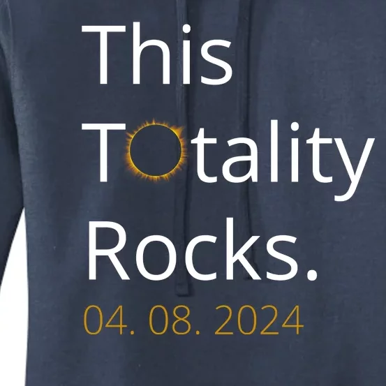 This Totality Rocks Solar Eclipse 2024 Women's Pullover Hoodie