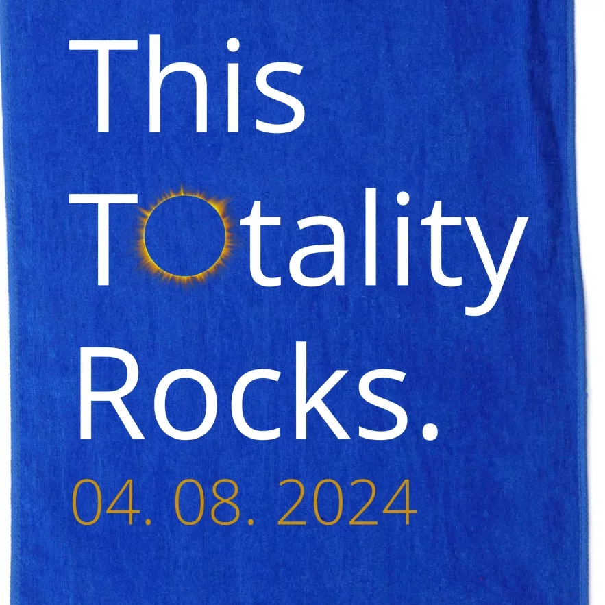 This Totality Rocks Solar Eclipse 2024 Platinum Collection Golf Towel