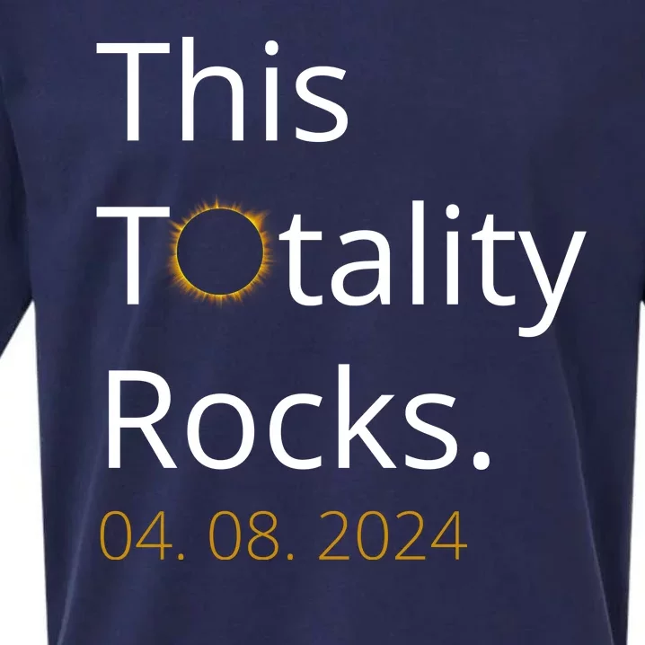 This Totality Rocks Solar Eclipse 2024 Sueded Cloud Jersey T-Shirt