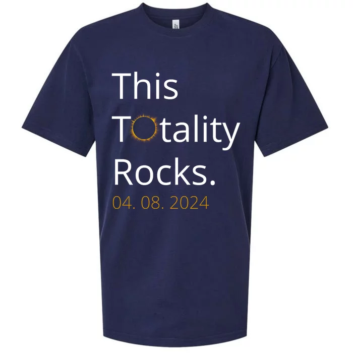 This Totality Rocks Solar Eclipse 2024 Sueded Cloud Jersey T-Shirt