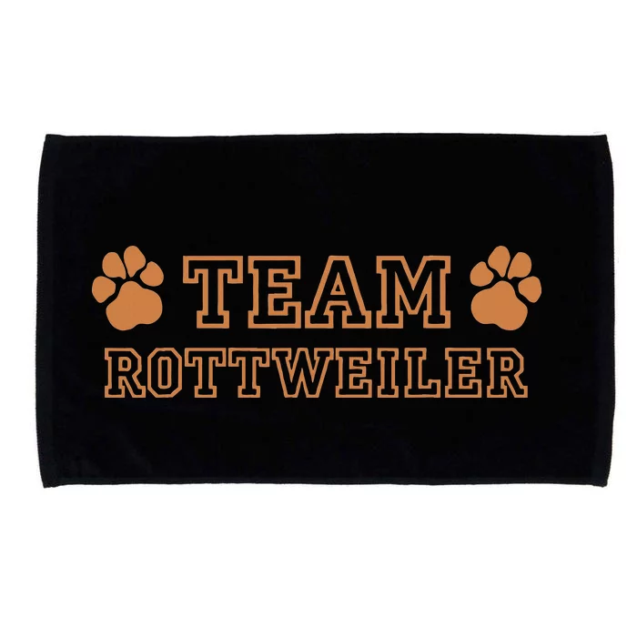 Tina Team Rottweiler Dog Breeds Microfiber Hand Towel