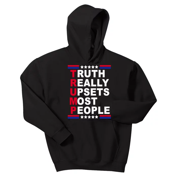 Trump Truth Really Upsets Most People Kids Hoodie