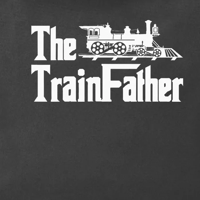 The Trainfather Railroad Model Train Collector Conductor Zip Tote Bag