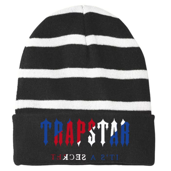 Trapstar Striped Beanie with Solid Band