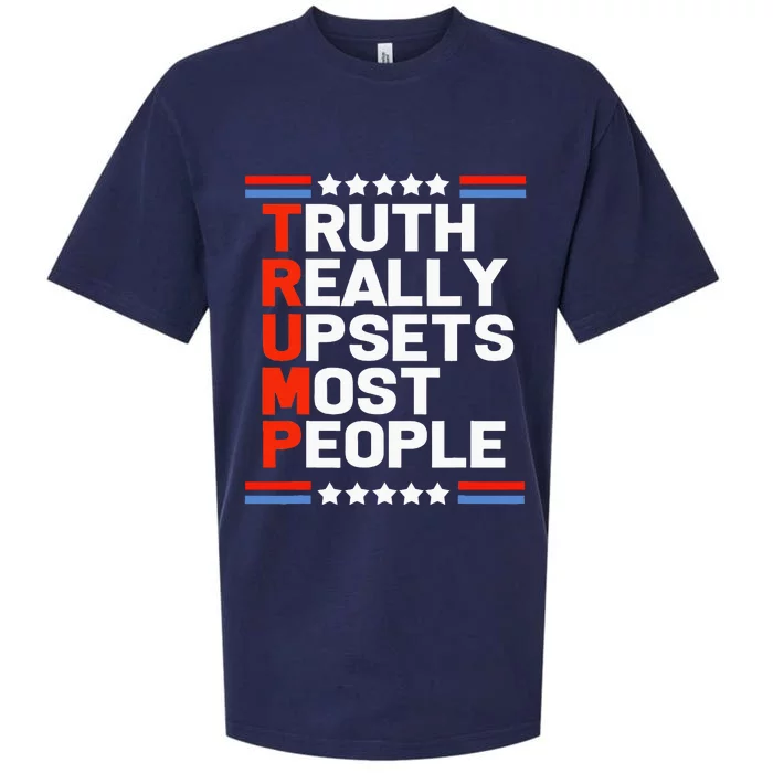 Trump Truth Really Upsets Most People Sueded Cloud Jersey T-Shirt