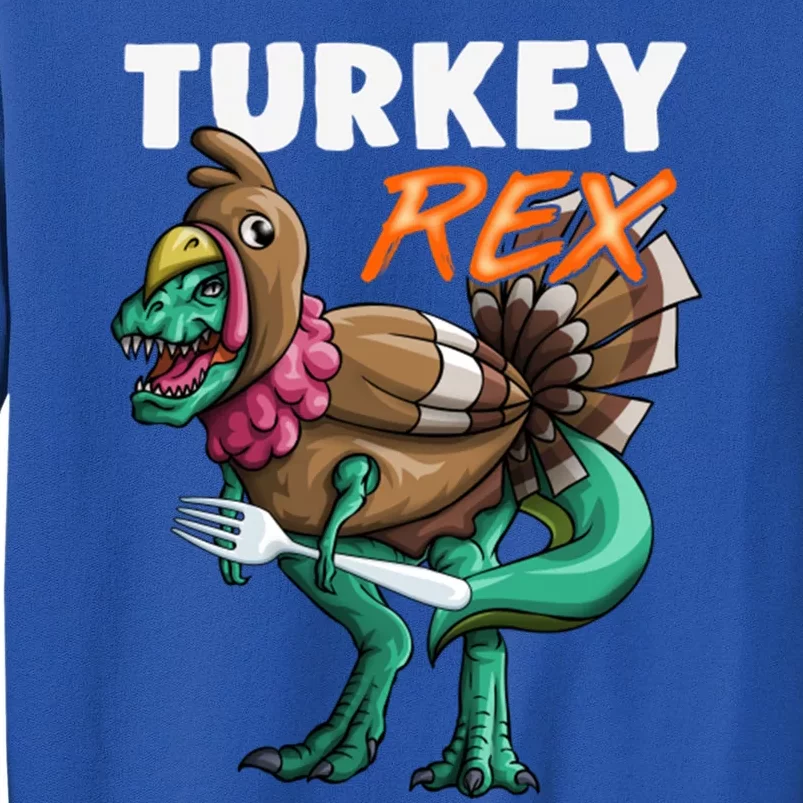 Turkey T Rex Funny Thanksgiving Dinosaur Turkey Costume Gift Sweatshirt