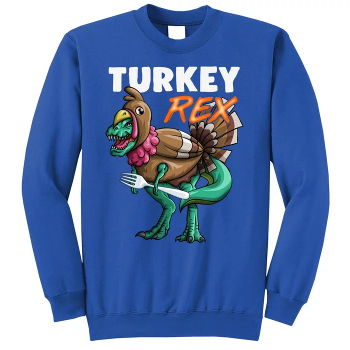 Turkey T Rex Funny Thanksgiving Dinosaur Turkey Costume Gift Sweatshirt