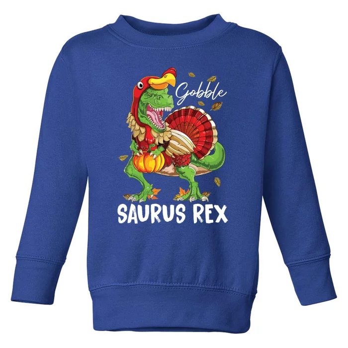 Thanksgiving T Rex Dinosaur Turkey Costume Boys Gift Toddler Sweatshirt