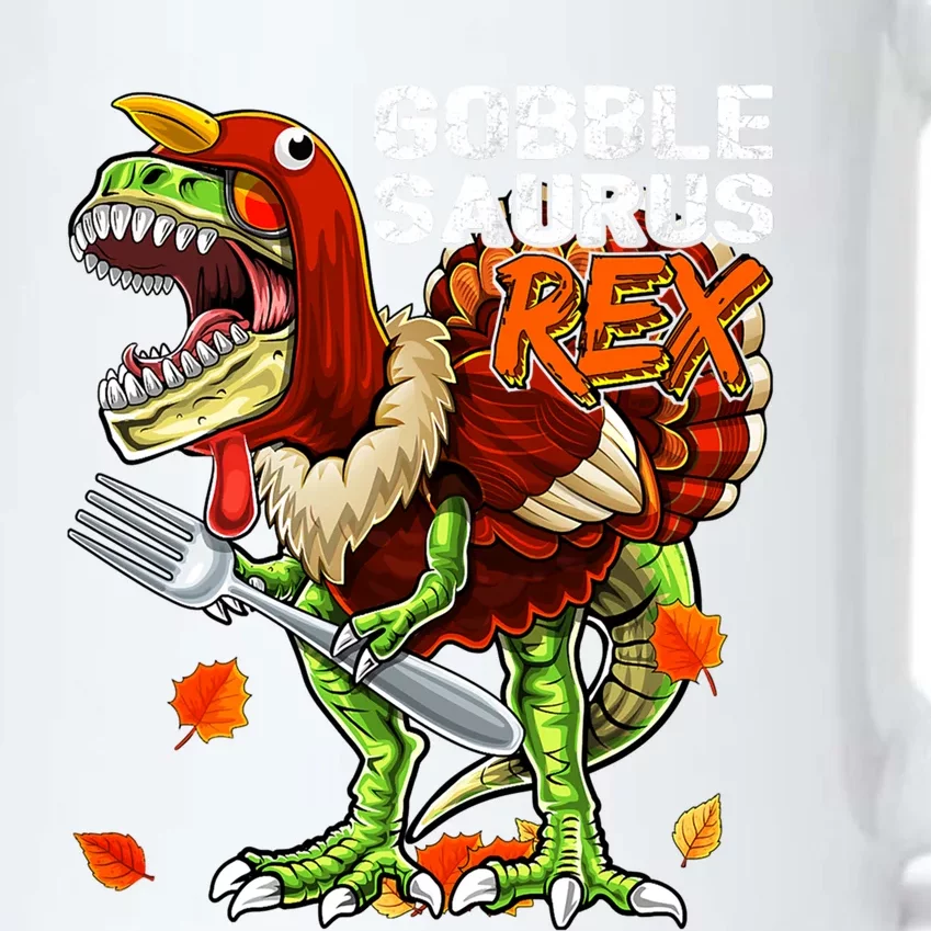 Thanksgiving T Rex Dinosaur Turkey Costume Gift Boys Gift Black Color Changing Mug