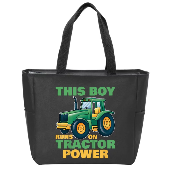 Tractors Zip Tote Bag