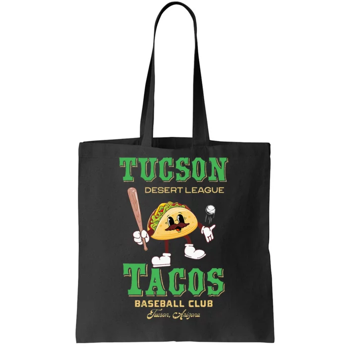 Tucson Tacos Retro Minor League Baseball Team Tote Bag