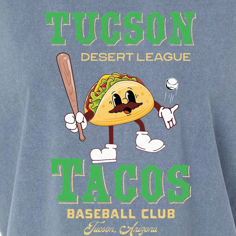 Tucson Tacos Retro Minor League Baseball Team Garment-Dyed Women's Muscle Tee