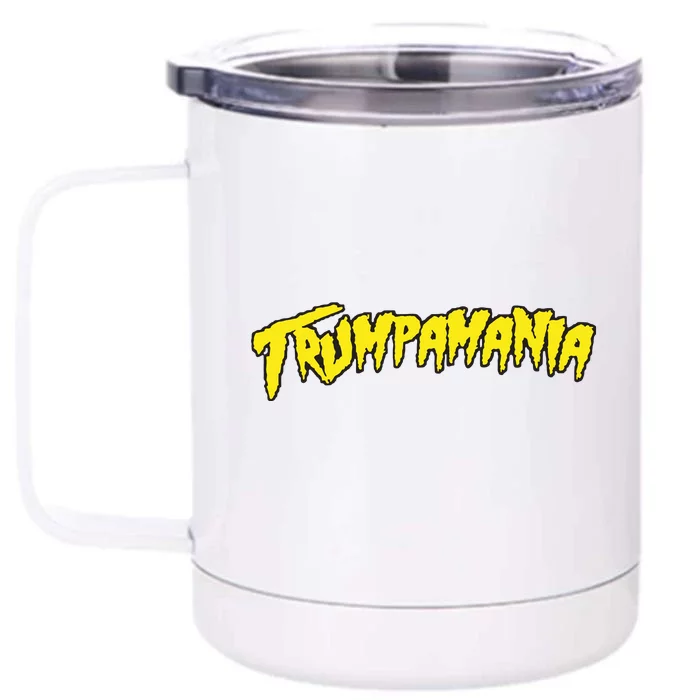 Trumpamania Front & Back 12oz Stainless Steel Tumbler Cup