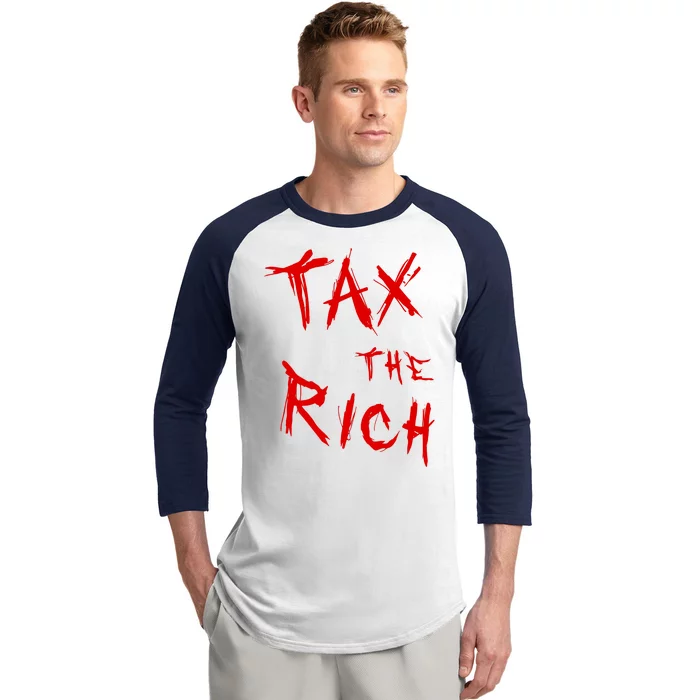 Tax The Rich AOC Quote Baseball Sleeve Shirt