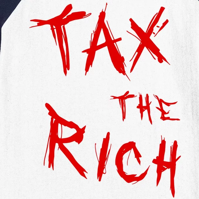 Tax The Rich AOC Quote Baseball Sleeve Shirt