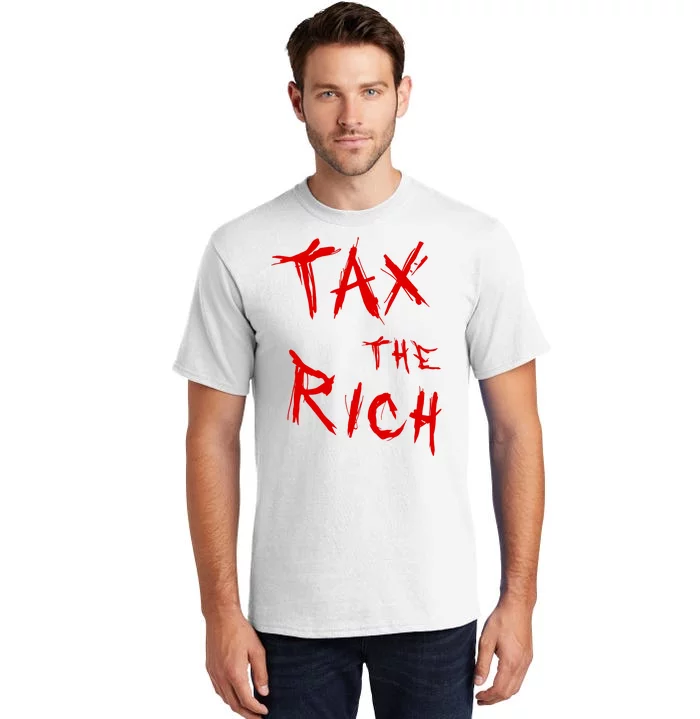 Tax The Rich AOC Quote Tall T-Shirt