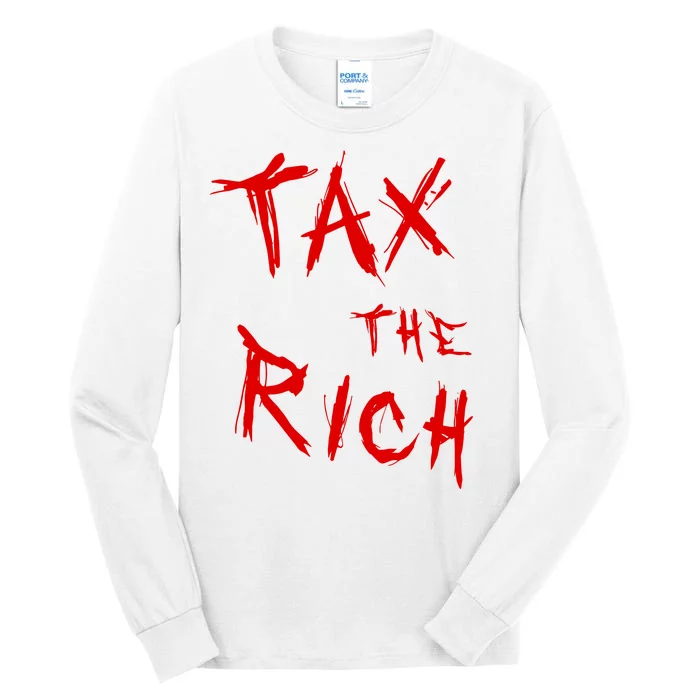 Tax The Rich AOC Quote Tall Long Sleeve T-Shirt