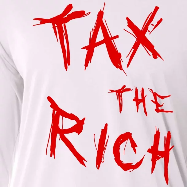 Tax The Rich AOC Quote Cooling Performance Long Sleeve Crew