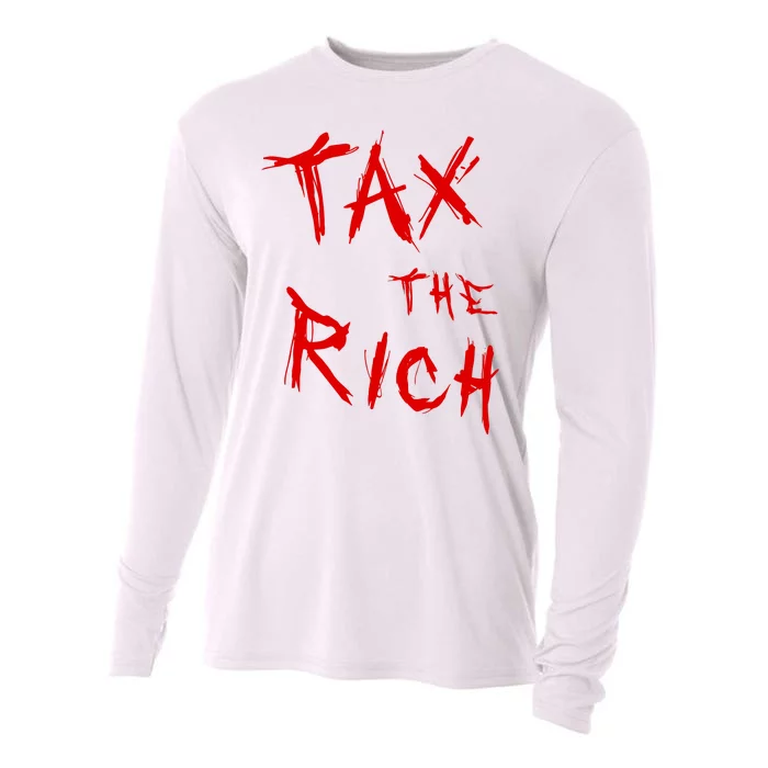 Tax The Rich AOC Quote Cooling Performance Long Sleeve Crew