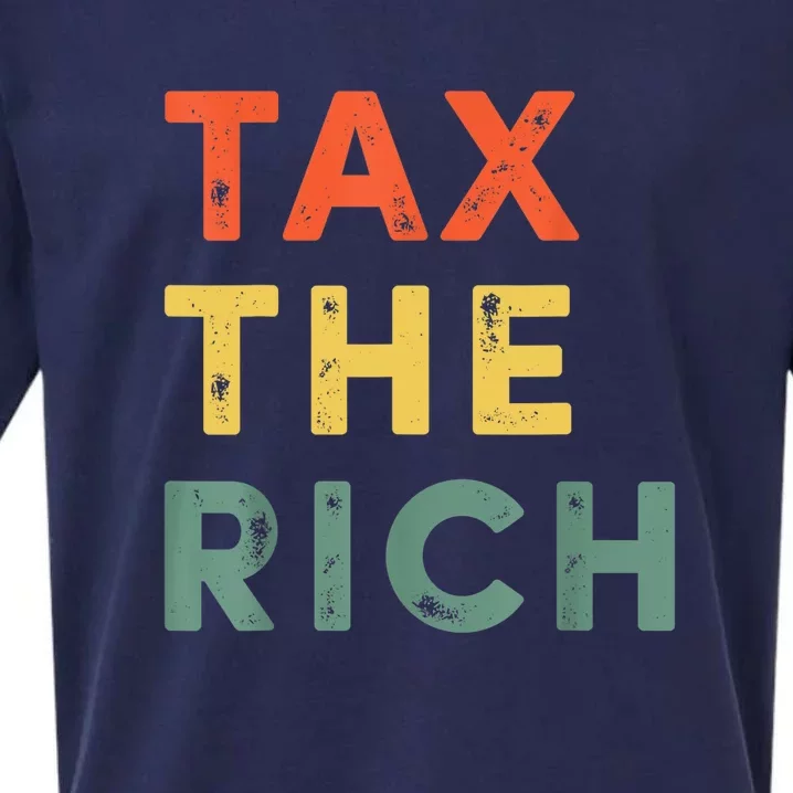 Taxing The Rich Fair Taxation AntiCapitalist Tax The Rich Sueded Cloud Jersey T-Shirt