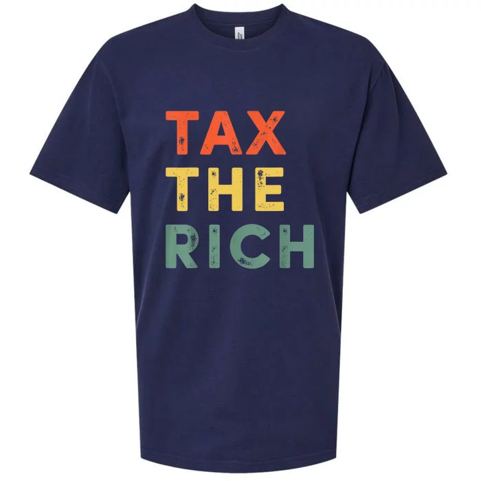 Taxing The Rich Fair Taxation AntiCapitalist Tax The Rich Sueded Cloud Jersey T-Shirt