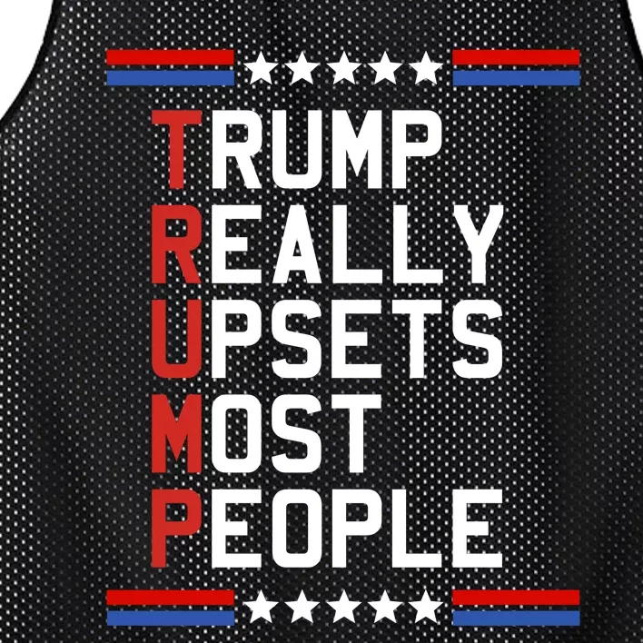 Trump Truth Really Upset Most People Trump 2024 Mesh Reversible Basketball Jersey Tank