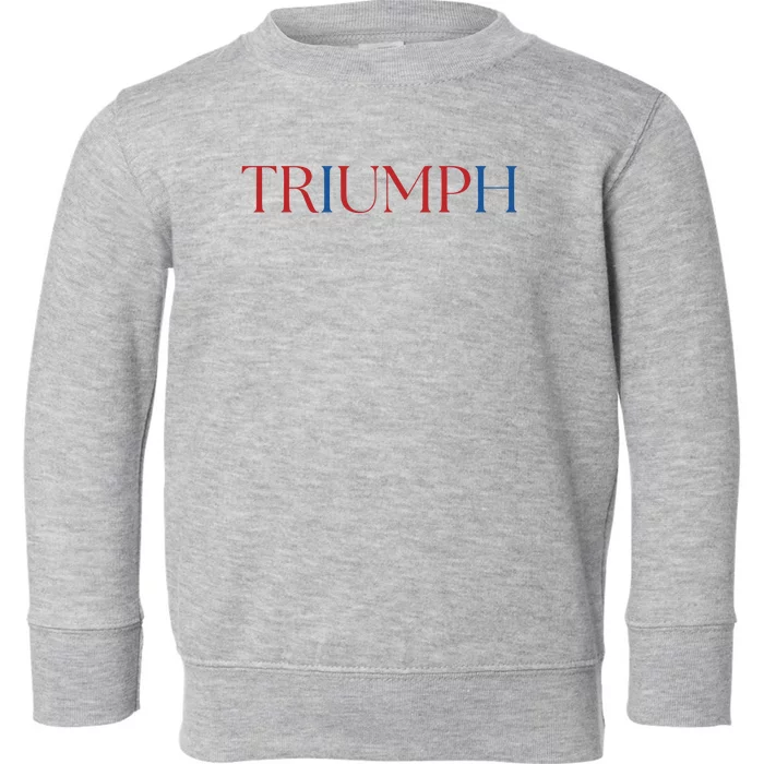 Triumph Trump Republican Trump Toddler Sweatshirt