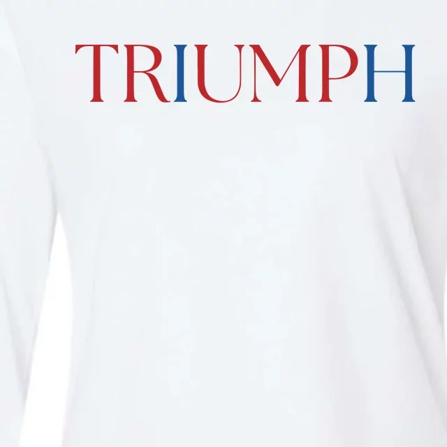 Triumph Trump Republican Trump Womens Cotton Relaxed Long Sleeve T-Shirt