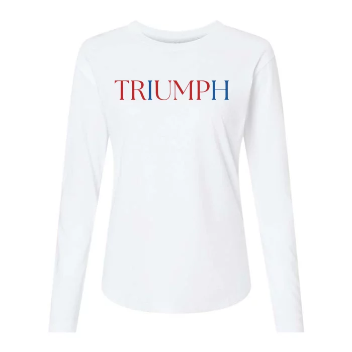 Triumph Trump Republican Trump Womens Cotton Relaxed Long Sleeve T-Shirt