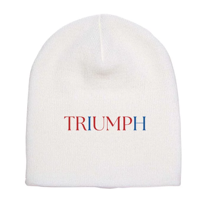 Triumph Trump Republican Trump Short Acrylic Beanie