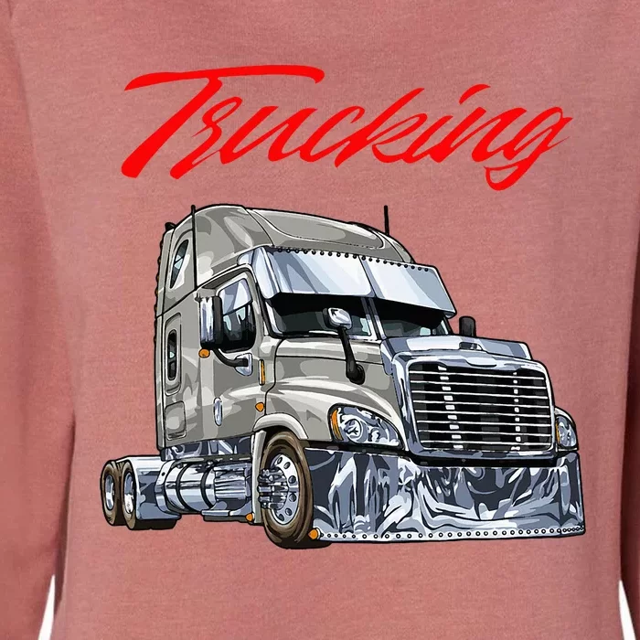 Trucking Womens California Wash Sweatshirt