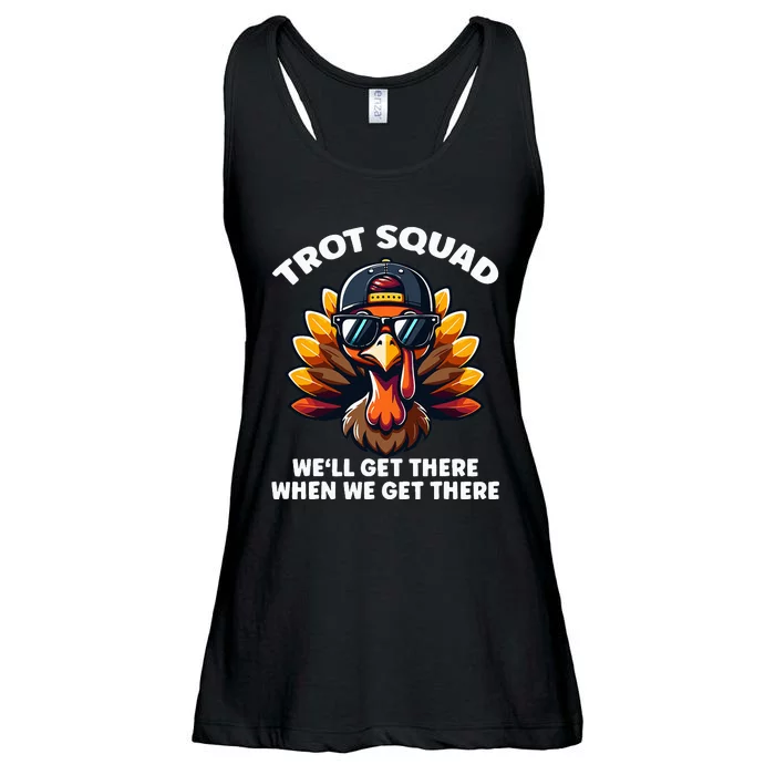 Thanksgiving Turkey Running Gear Turkey Trot Ladies Essential Flowy Tank