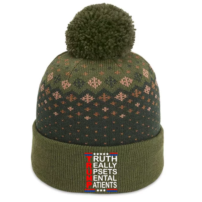 Trump Truth Really Upsets Mental Patients The Baniff Cuffed Pom Beanie