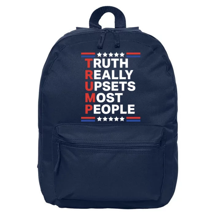 Trump Truth Really Upsets Most People 16 in Basic Backpack