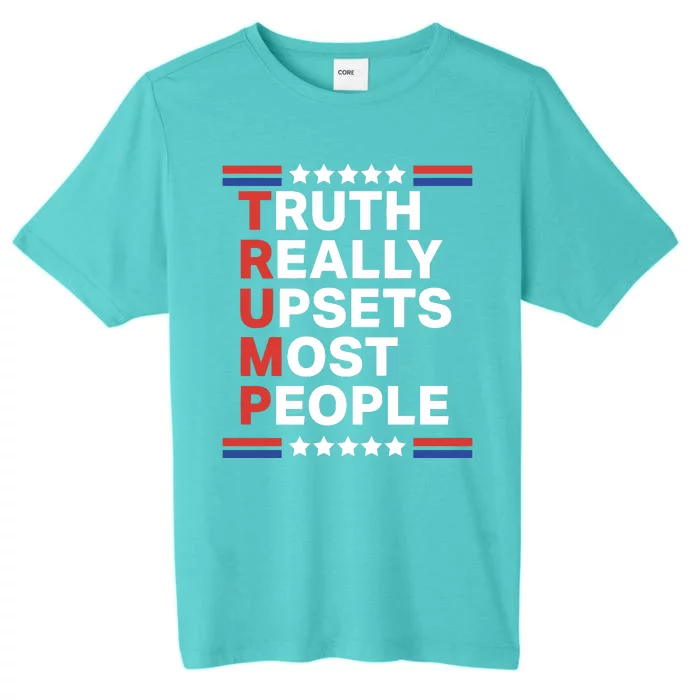 Trump Truth Really Upsets Most People ChromaSoft Performance T-Shirt