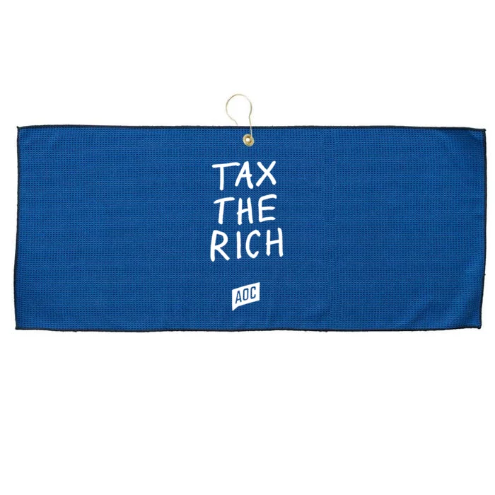 Tax The Rich AOC Large Microfiber Waffle Golf Towel