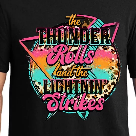 The Thunder Rolls And The Lightnin Beats Flash Pajama Set