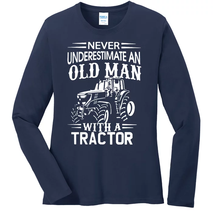 Tractor Ladies Long Sleeve Shirt