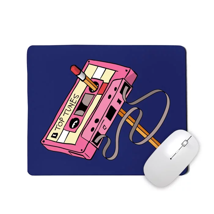 Top Tunes Retro 80s Back To School Mousepad