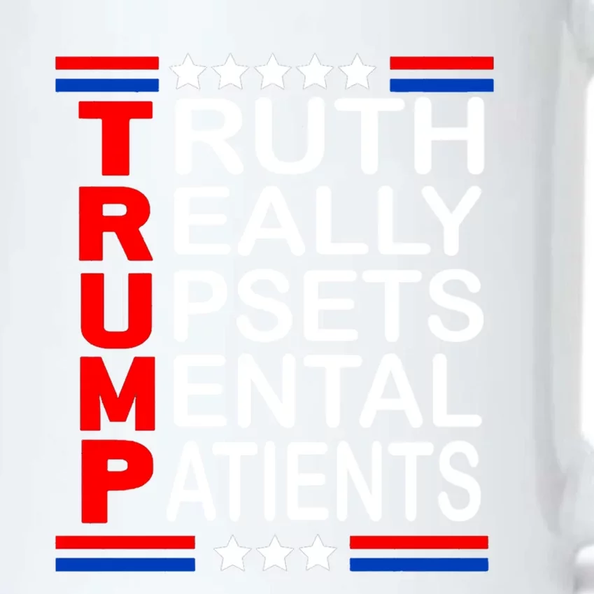 Trump Truth Really Upsets Tal Patients Funny Gift Black Color Changing Mug