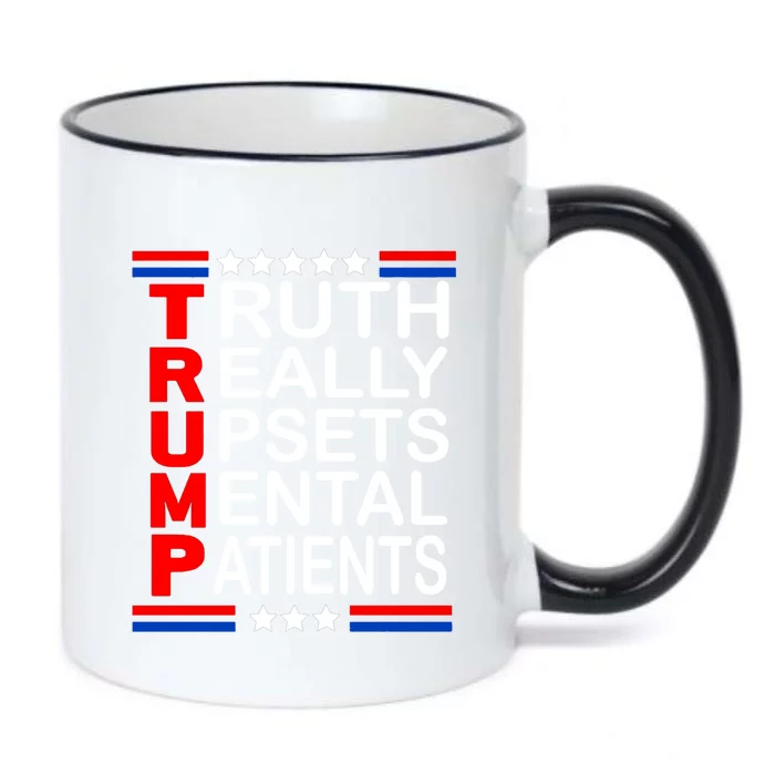 Trump Truth Really Upsets Tal Patients Funny Gift Black Color Changing Mug